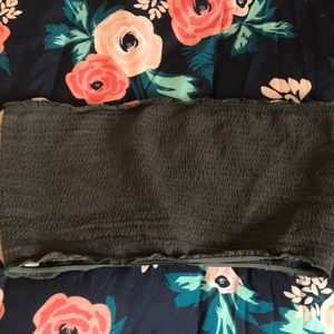 Gray tube top